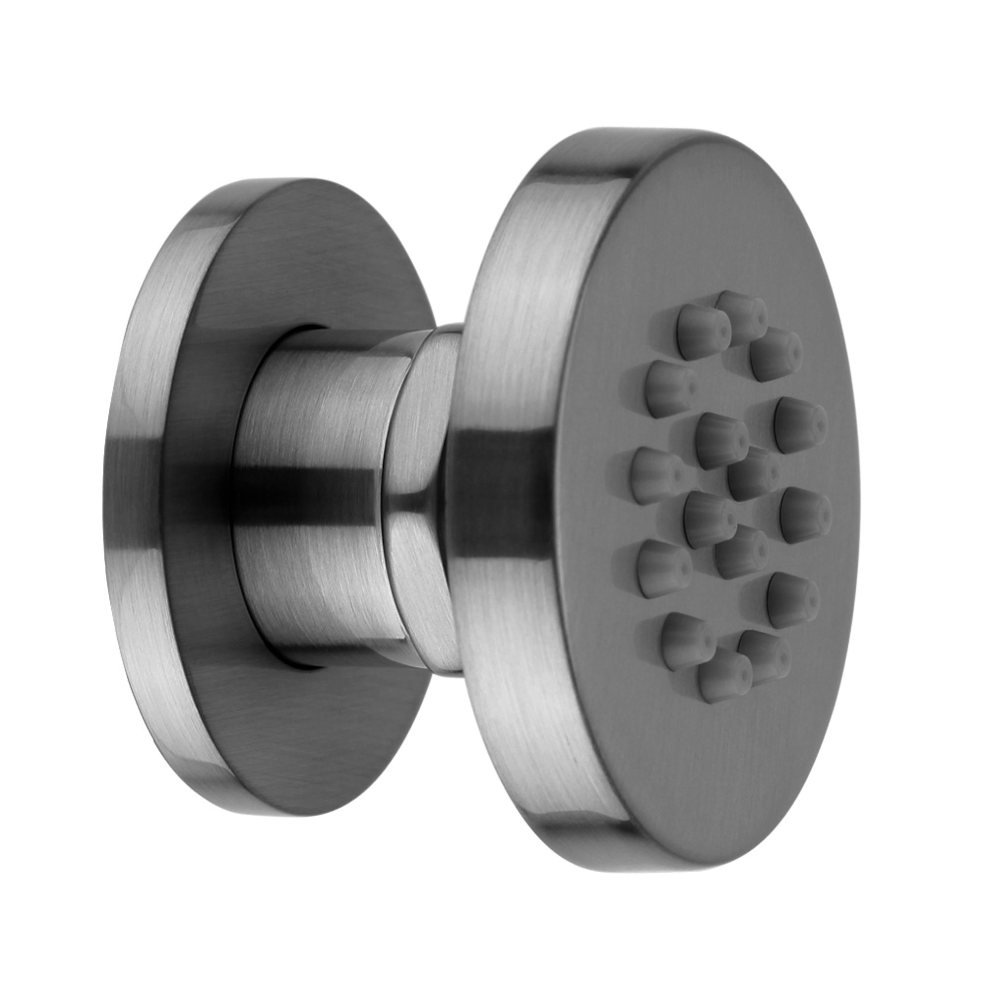 Round shower body jet - gunmetal grey